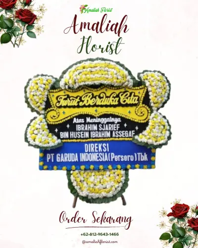 Papan Bunga Duka di Sukodono
