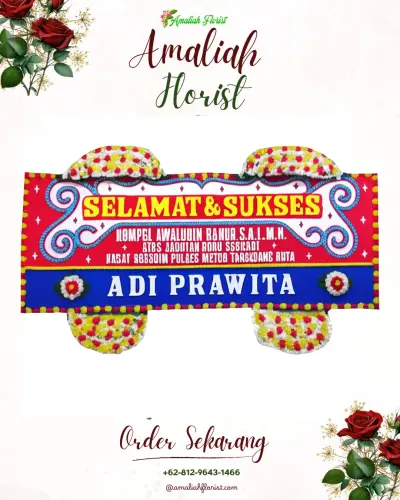 Karangan Bunga Ucapan Selamat di Sukodono