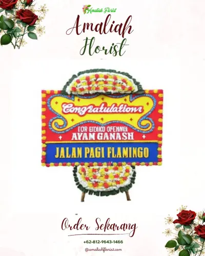 Bunga Papan Congratulation di Sukodono